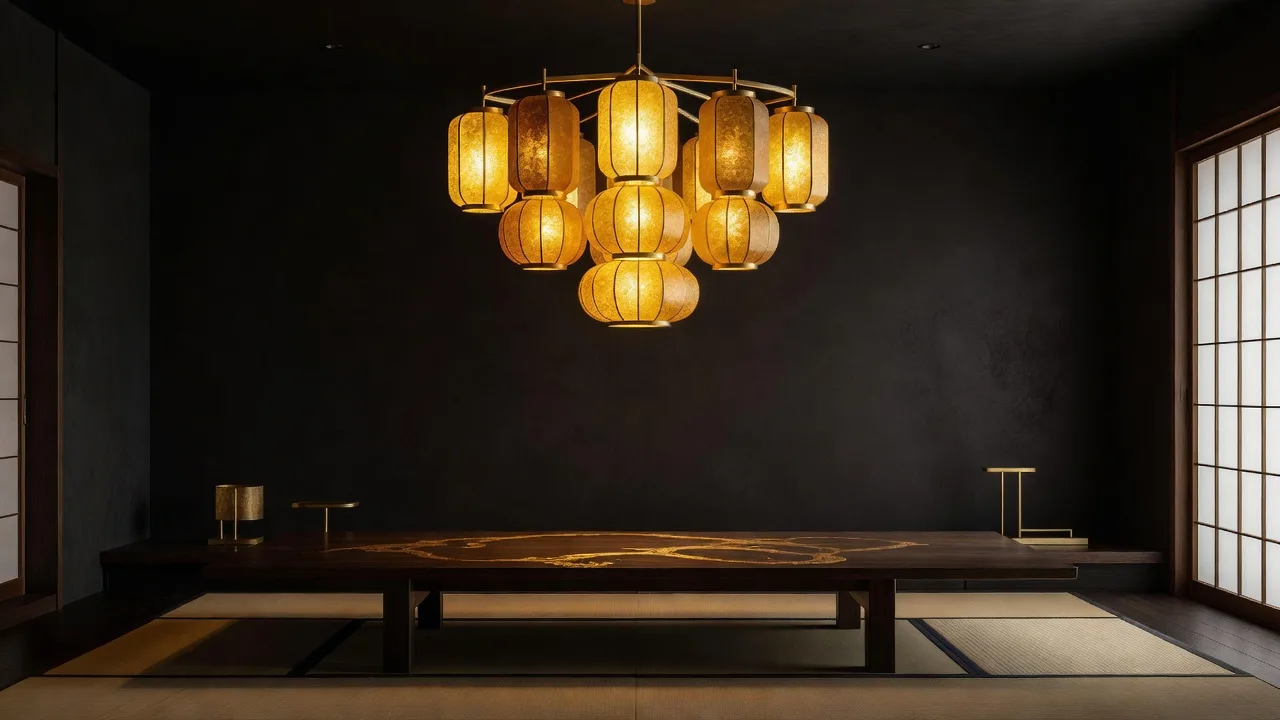 Kintsugi Collection - 提灯のシャンデリア